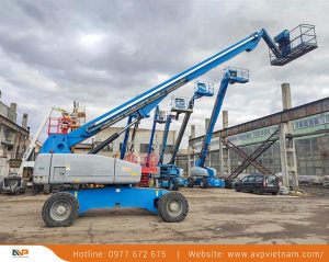 Xe nâng người làm việc ở trên cao 34 mét